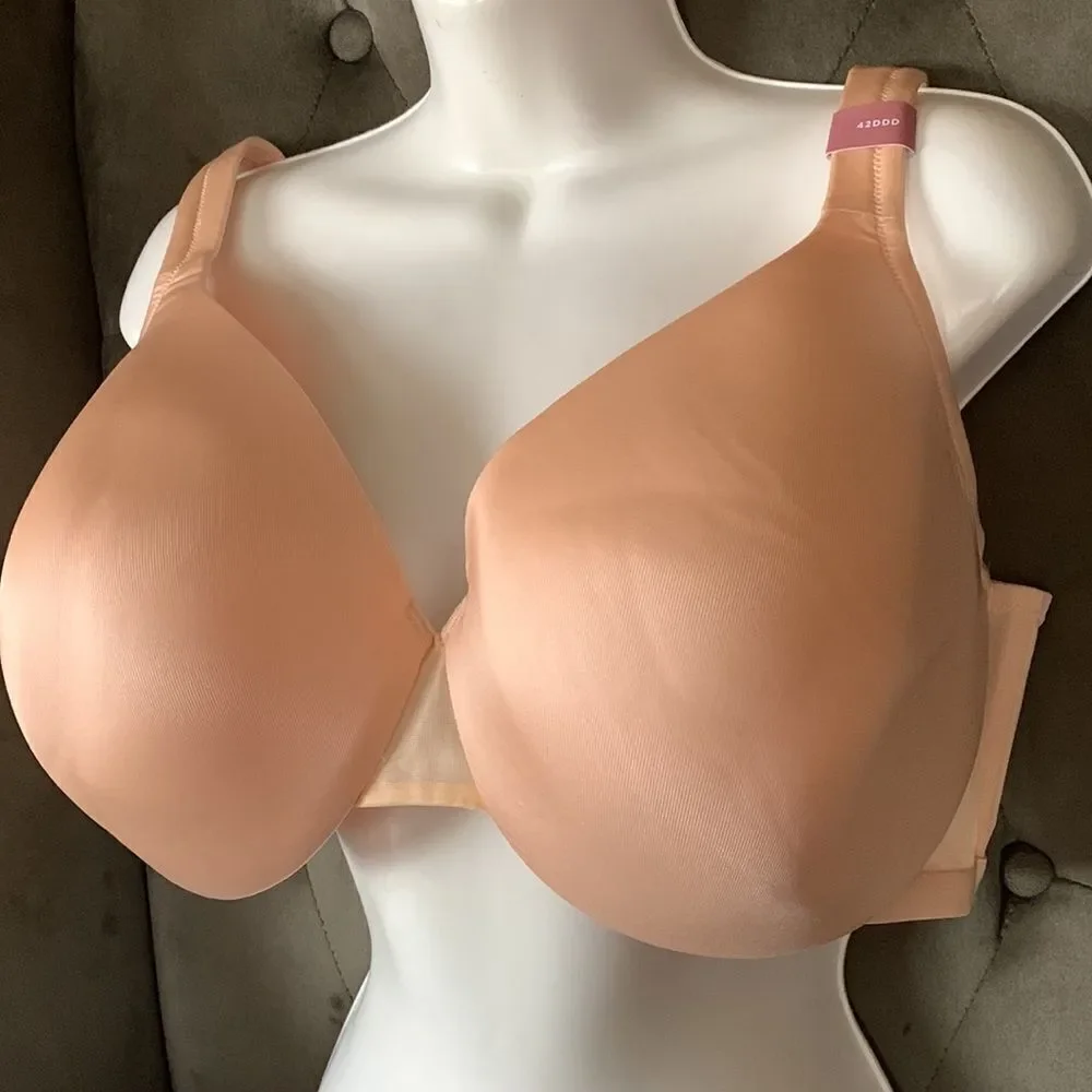 Lane Bryant Cacique Bra Lightly Lined Full Coverage Light Peach 42DDD